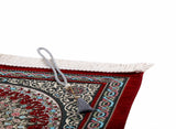 Red Flower Bouquet Prayer Mat, Prayer Mat with Tasbeeh, Prayer Rug, Mat Namaz Salat, Sajadah Cantik , Islamic Gifts YSLM63