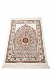 Oriental Design Prayer Mat, Prayer Mat with Tasbeeh, Prayer Rug, Muslim Janamaz, Musallah, Islamic Gift YSLM48 - islamicbazaar