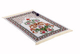 Andalus Gardens Prayer Mat, Prayer Mat with Tasbeeh, Prayer Rug, Muslim Janamaz, Sajjada, Turkish Rug, Islamic Gift YSLM28