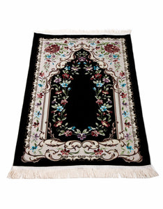 Lei Flowers Sejadah, Rawdah Inspired Lux Prayer Mat,  Prophet's Mosque Prayer Rug, Alrawda Janamaz, Rawda, Unique Islamic Gift