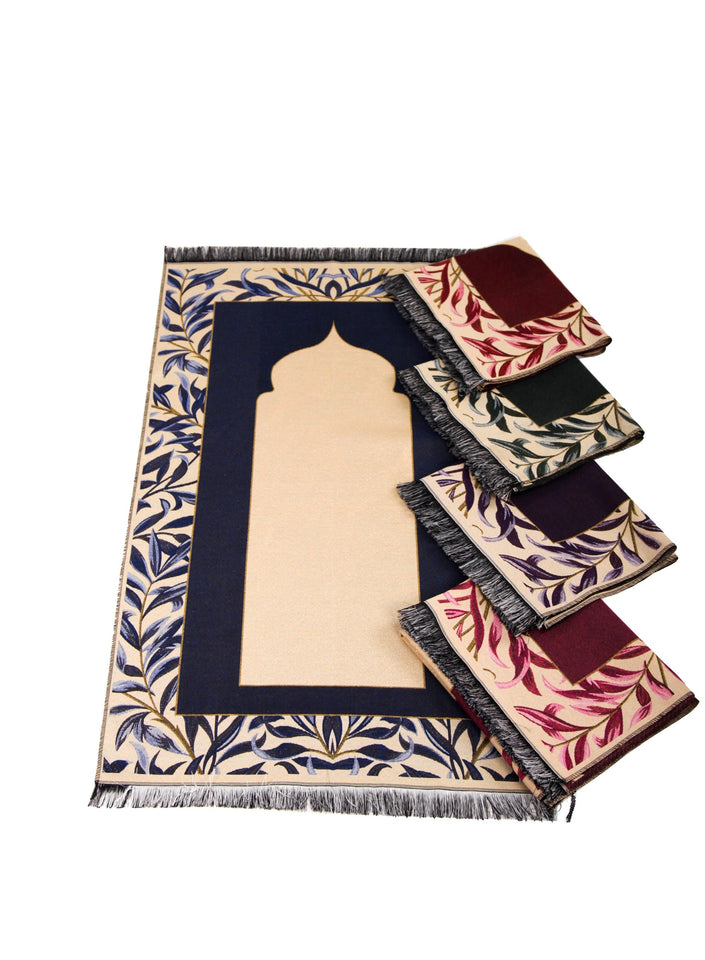 Personalised Prayer Mat Leila | Blue Prayer Rug | Gift for Her | Gift for Him | Muslim Janamaz | Customize Prayer Mat | Personalized Gift