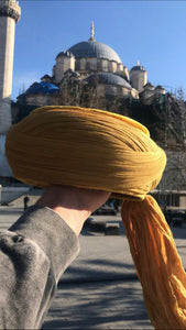 Saladin Yellow Imamah, Art islamique Unique, Salah ad Din Imam Pagri Imama, chapeau musulman, chapeau de Sunna, chapeau de prière, cadeau islamique