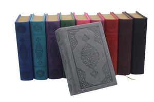 Sivi Sveti Kur'an, arapski Kuran, pokrivač od termo kože, džep veličine 8x11 cm, Mošaf, Kuran, mini Kur'an, putovanje Kur'ana BHFB