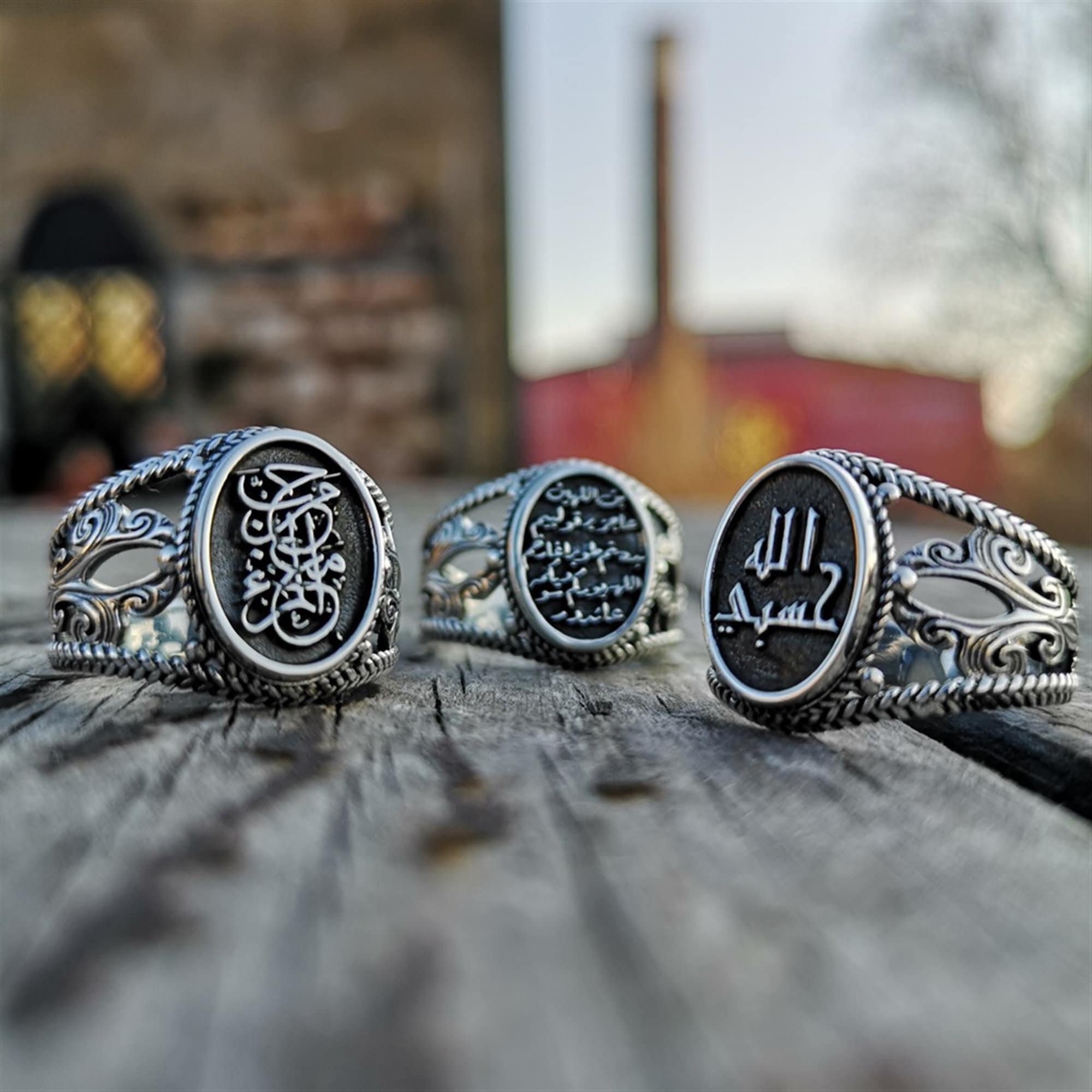 Personalized Silver Name Ring, Arabic Name Ring, Arabic Ring, Arabic C