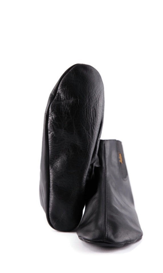 Genuine Leather Black Feet Warmer LALAKI Sukat| medyas sa taglamig | foot warmers medyas | Islam Mest Shoes | Tsinelas Khuffain | Mga Medyas na Balat