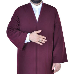 Облека за мажи во форма на црвена коцка beубах С, М, Л, ХЛ, XXL, обична машка облека, бела кора, Галабија, ubуба, исламска облека, муслиманска долга курта, муслиманска облека