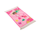 Personalized Prayer Mat for Kids, Pink Space Islamic Praying Rug for Children, Educational Prayer Mat, Janamaz Muslim Child First Prayer Mat