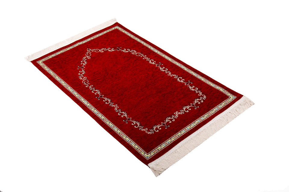 Red Door to Andalus Prayer Mat, Prayer Mat with Tasbeeh, Prayer Rug, Muslim Janamaz, Islamic Gift YSLM67