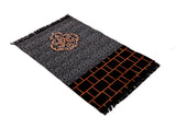 Detailed Kaaba Curtain Inspired Sejadah, Prayer Mat, Prayer Rug, Muslim Gifts for Women, Personalized Gift, Eid Gifts, Islamic Home Decor