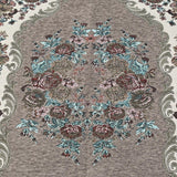 Beige Brown Lux Roses  Islamic Prayer Rug, Portable Sejadah, Travel Prayer Rug, Salat Musallah Sejadah Janamaz