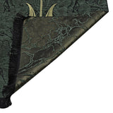 Green Lightweighted Islamic Prayer Rug, Tulip Motiff Janamaz, Musallah, Sesallah, Sejadah, Carpet, Muslim Seccade, Islam Sajadah