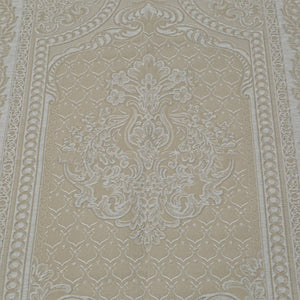 Lux Cotton Cream Prayer Mat , Dainty Gift, Wedding Gift, Anniversary Gift, Prayer Rug, Dowries Janamaz, Muslim Gifts