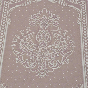 Lux Cotton Pink Prayer Mat , Dainty Gift, Wedding Gift, Anniversary Gift, Prayer Rug, Dowries Janamaz, Muslim Gifts - islamicbazaar