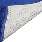 Lux Velvet Plush Blue Prayer Mat | Turkish Prayer Mats | Carpet | Wedding Gift | Anniversary Gift | Prayer Rug | Dowries | Janamaz
