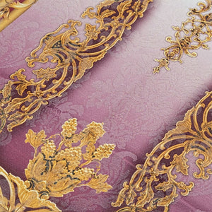 Azra Golden Pink Palace Prayer Mat, Prayer Mat with Tasbeeh, Prayer Rug, Bohemian Rug, Turkish Rug, Islamic Gift