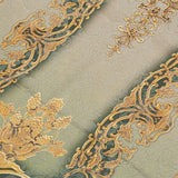 Azra Golden Green Palace Prayer Mat, Prayer Mat with Tasbeeh, Prayer Rug, Bohemian Rug, Turkish Rug, Islamic Gift