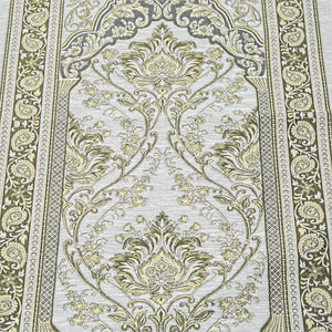 Cream Lux Chenille Personalized Prayer Mat for Kids, Islamic Prayer Rug for Children, Educational Prayer Mat, Muslim Child, First Prayer Rug