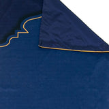 Navy Blue Delux Special Prayer Mat Set Gift | Quran | Sajadah | Pillowcase | Islamic Gift | Personalized Gift | Tasbeeh Sejadah Set