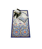 Colorful Delux Special Prayer Mat Set Gift | Quran | Sajadah | Pillowcase | Islamic Gift | Personalized Gift | Tasbeeh Sejadah Set