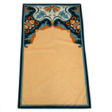 Mandarin Blue Delux Special Prayer Mat Set Gift | Quran | Sajadah | Pillowcase | Islamic Gift | Personalized Gift | Tasbeeh Sejadah Set