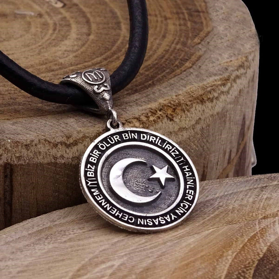 Resurrection  Silver Medallion and Ring Set, Handmade 925 Sterling Silver, Silver Jewelry for Men, Silver Pendant, Gift for Him, Silver Gift