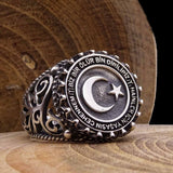 Resurrection  Silver Medallion and Ring Set, Handmade 925 Sterling Silver, Silver Jewelry for Men, Silver Pendant, Gift for Him, Silver Gift