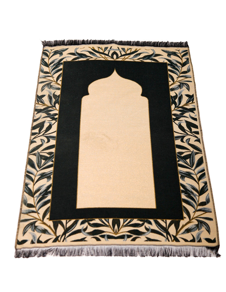 Personalised Prayer Mat Leila | Green Prayer Rug | Gift for Her | Gift for Him | Muslim Janamaz | Customize Prayer Mat | Personalized Gift