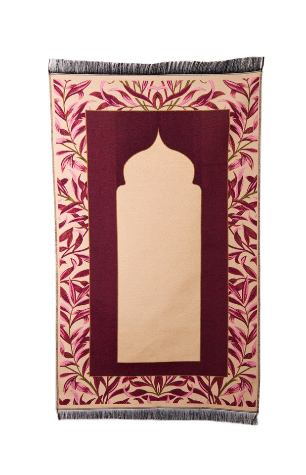 Personalised Prayer Mat Leila | Pink Prayer Rug | Gift for Her | Gift for Him | Muslim Janamaz | Custom Name Prayer Mat | Personalized Gift