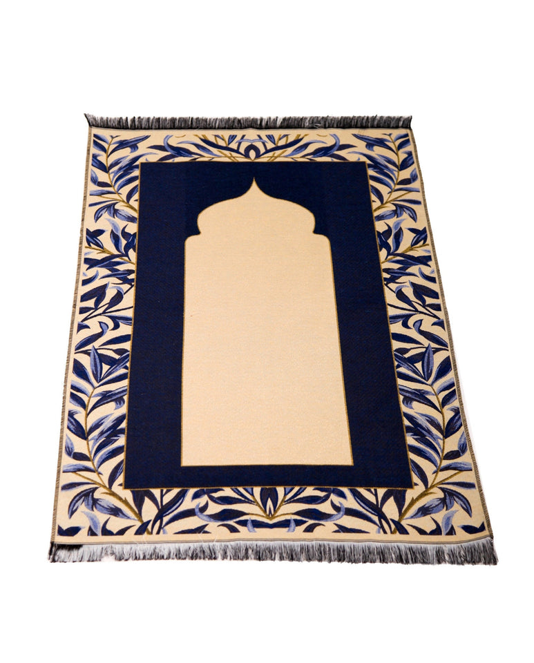 Personalised Prayer Mat Leila | Blue Prayer Rug | Gift for Her | Gift for Him | Muslim Janamaz | Customize Prayer Mat | Personalized Gift