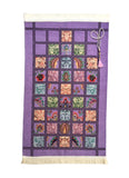 Prayer Mat | Ultra Lux Chenille Prayer Rug | Woven Sajdah | Musalla | Janamaz | Unique Islamic Gift | Purple Authentic Prayer Mat - islamicbazaar