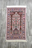 Prayer Mat | Ultra Lux Chenille Prayer Rug | Woven Sajdah | Musalla | Janamaz | Unique Islamic Gift | Pink Ethnic Prayer Mat