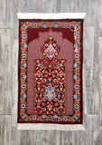 Prayer Mat | Ultra Lux Chenille Prayer Rug | Woven Sajdah | Musalla | Janamaz | Unique Islamic Gift | Red Arrow Palace Prayer Mat