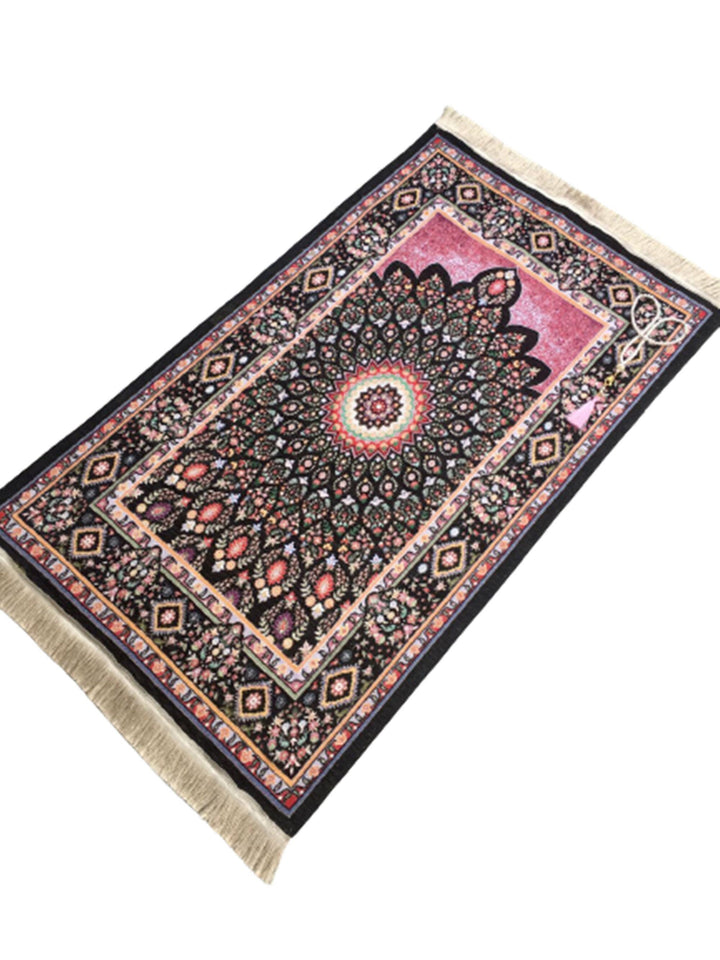 Prayer Mat | Ultra Lux Chenille Prayer Rug | Woven Sajdah | Musalla | Janamaz | Unique Islamic Gift | Mystic Core Prayer Mat