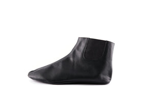 Genuine Leather Black Feet Warmer MEN Size| winter socks | foot warmers socks | Islam Mest Shoes | Slippers Khuffain | Leather Socks