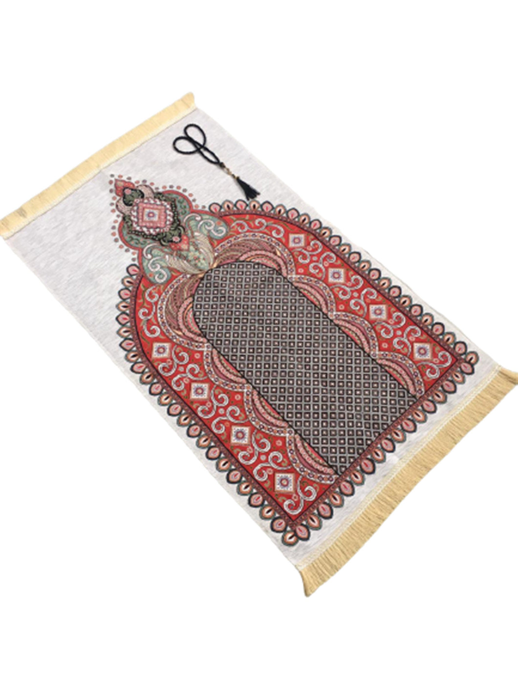 Prayer Mat | Ultra Lux Chenille Prayer Rug | Woven Sajdah | Musalla | Janamaz | Unique Islamic Gift | Arrow Gate Prayer Mat