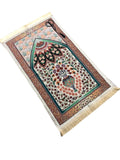 Prayer Mat | Ultra Lux Chenille Prayer Rug | Woven Sajdah | Musalla | Janamaz | Unique Islamic Gift | Rainbow Peacock Prayer Mat