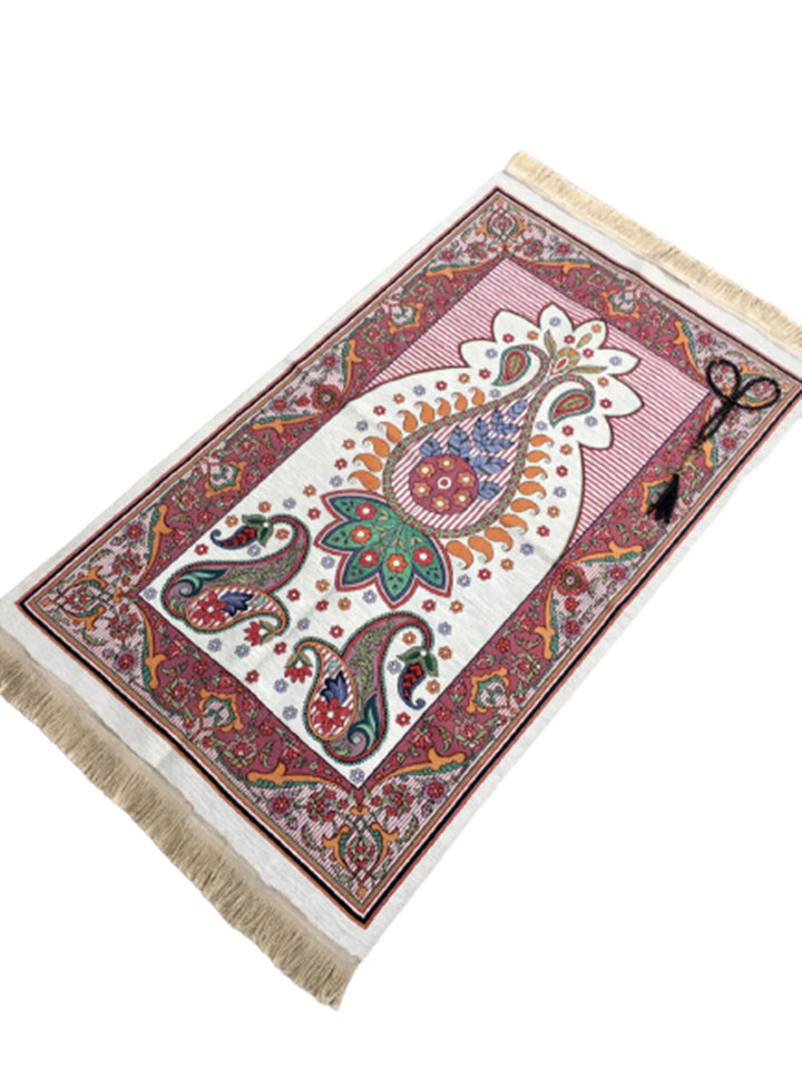 Prayer Mat | Ultra Lux Chenille Prayer Rug | Woven Sajdah | Musalla | Janamaz | Unique Islamic Gift | Hyacinth Prayer Mat