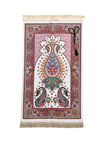 Prayer Mat | Ultra Lux Chenille Prayer Rug | Woven Sajdah | Musalla | Janamaz | Unique Islamic Gift | Hyacinth Prayer Mat