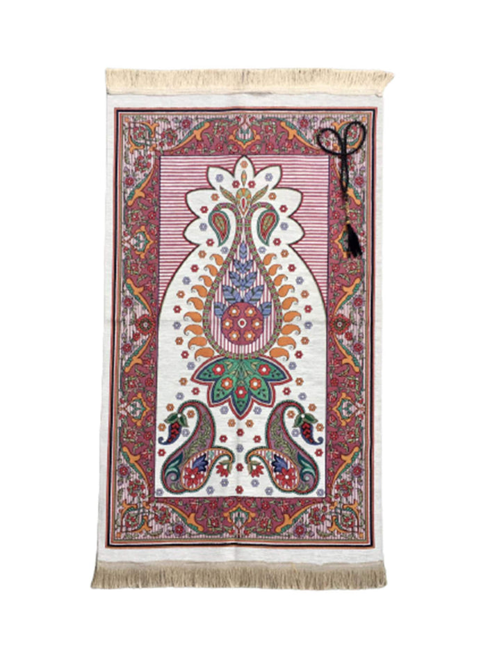 Prayer Mat | Ultra Lux Chenille Prayer Rug | Woven Sajdah | Musalla | Janamaz | Unique Islamic Gift | Hyacinth Prayer Mat