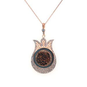 Custom Name Necklace, Gold Plated Ottoman Calligraphy Necklace, Silver Necklace, Personalized Name Jewelry, Custom Jewelry