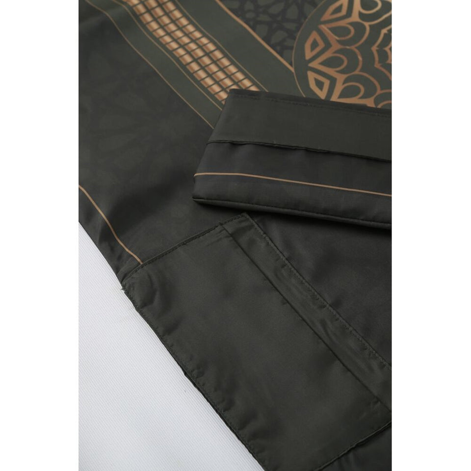 Travel Prayer Mat Green | Portable Prayer Mat | Pocket Sejadah | Lux Musallah | Prayer Rug | Janamaz | Islamic Gift | Ramadan Gift