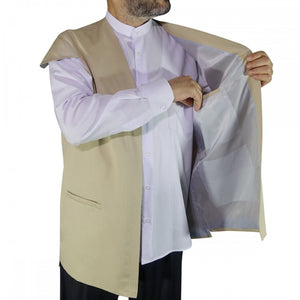 Cream Sufi Vest | Traditional Ottoman Khaydari Vest | Haqqani Naqshibandi Qadiri Dervish Vest