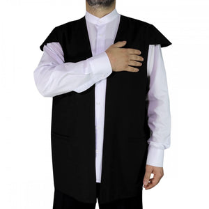 Black Sufi Vest | Traditional Ottoman Khaydari Vest | Haqqani Naqshibandi Qadiri Dervish Vest