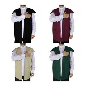 Pick Your Color Sufi Vest | Traditional Ottoman Khaydari Vest | Haqqani Naqshibandi Qadiri Dervish Vest