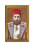 Payitaht Abdulhamid The Last Emperor Tapestry Wall Hanging | Woven Portrait Wall Art | Unframed Goblen | Sultans Wall Decor