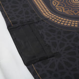 Travel Prayer Mat Black | Portable Prayer Mat | Pocket Sejadah | Lux Musallah | Prayer Rug | Janamaz | Islamic Gift | Ramadan Gift