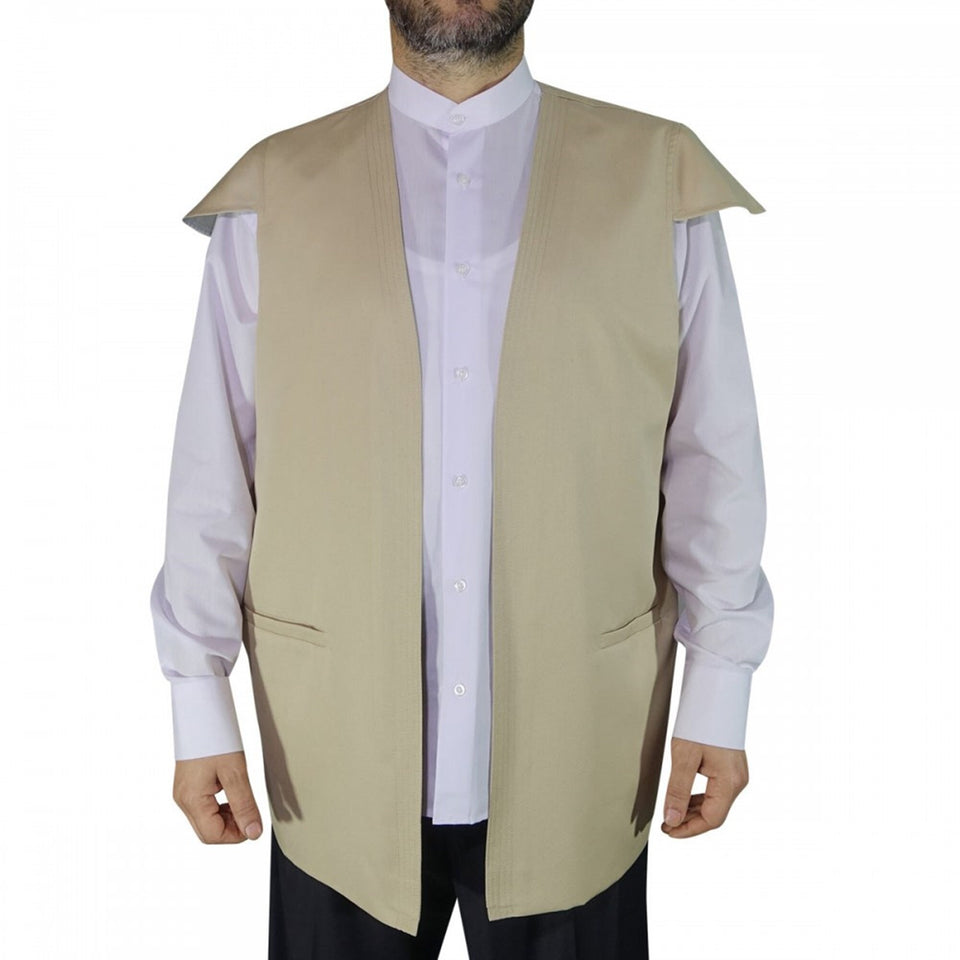 Cream Sufi Vest | Traditional Ottoman Khaydari Vest | Haqqani Naqshibandi Qadiri Dervish Vest