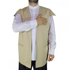 Cream Sufi Vest | Traditional Ottoman Khaydari Vest | Haqqani Naqshibandi Qadiri Dervish Vest