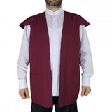 Bordeaux Sufi Vest | Traditional Ottoman Khaydari Vest | Haqqani Naqshibandi Qadiri Dervish Vest