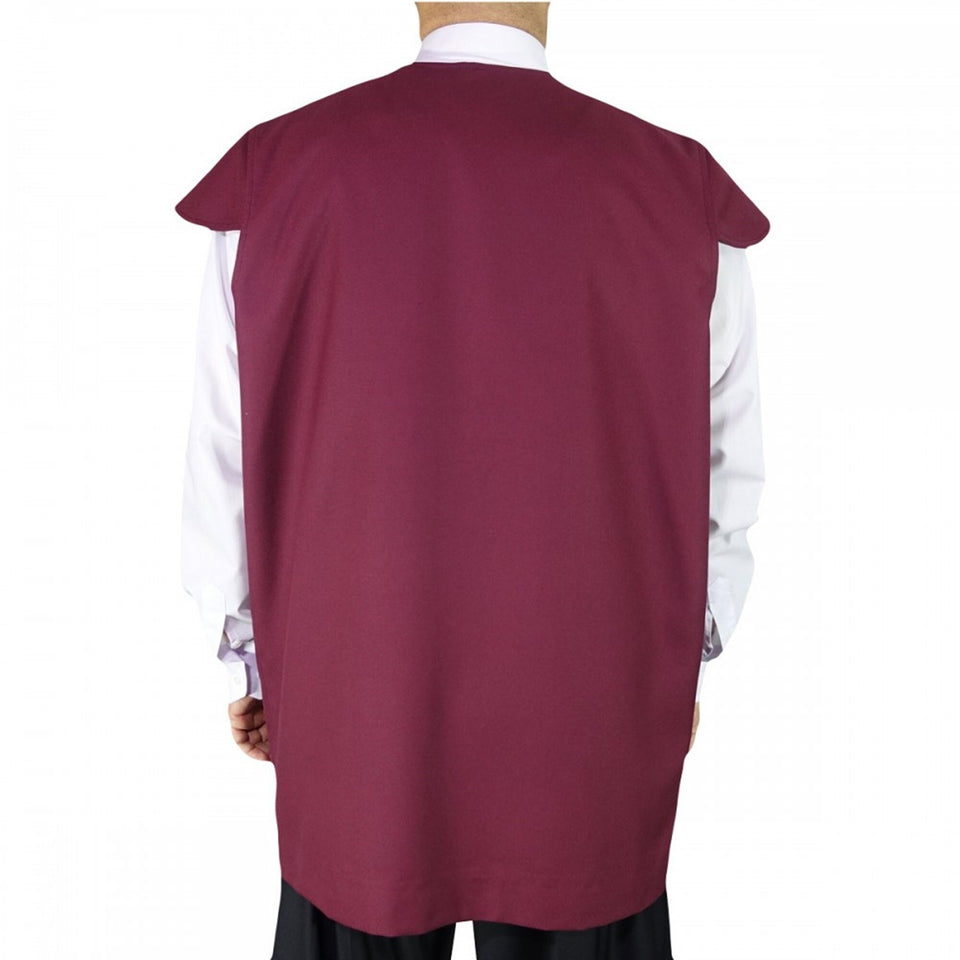 Bordeaux Sufi Vest | Traditional Ottoman Khaydari Vest | Haqqani Naqshibandi Qadiri Dervish Vest